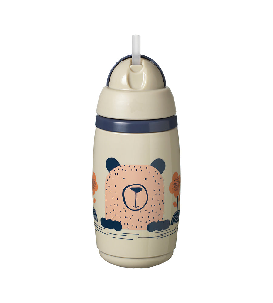 1X Insulated Straw Cup AL IL Grey Tommee Tippee 266ML - 447824