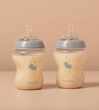 Natural Start Decor PP Bottle with M Teat Pack Of 2 260ML - 423915