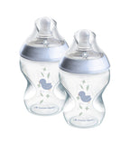 Natural Start Decor PP Bottle with M Teat Pack Of 2 260ML - 423915