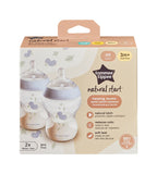 Natural Start Decor PP Bottle with M Teat Pack Of 2 260ML - 423915