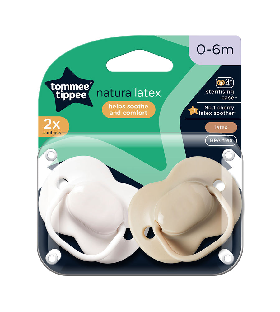 Cherry Latex Soother 2-PK Tommee Tippee 0-6M - 433532
