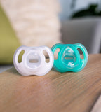 6-18M Silicone Soother 2-PK Tommee Tippee 533478