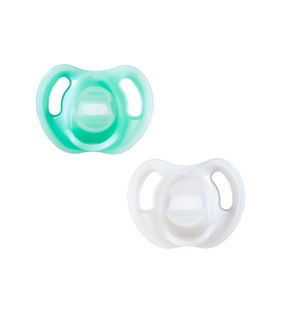 0-6M Silicone Soother 2-PK Tommee Tippee 533495