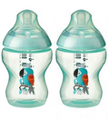 260ML/9OZ 2-PK Tinted Bottle Lime Green Tommee Tippee 422582