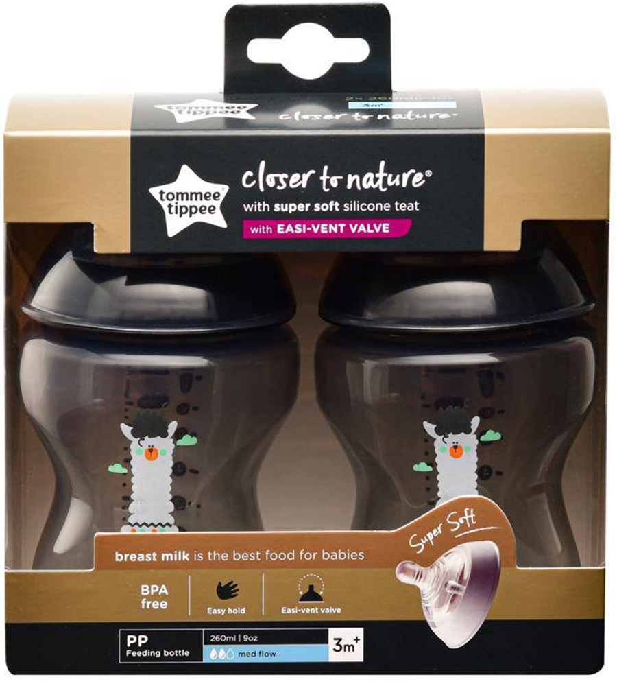 260ml Pack Of 2 Bottle (Black) TT 422585