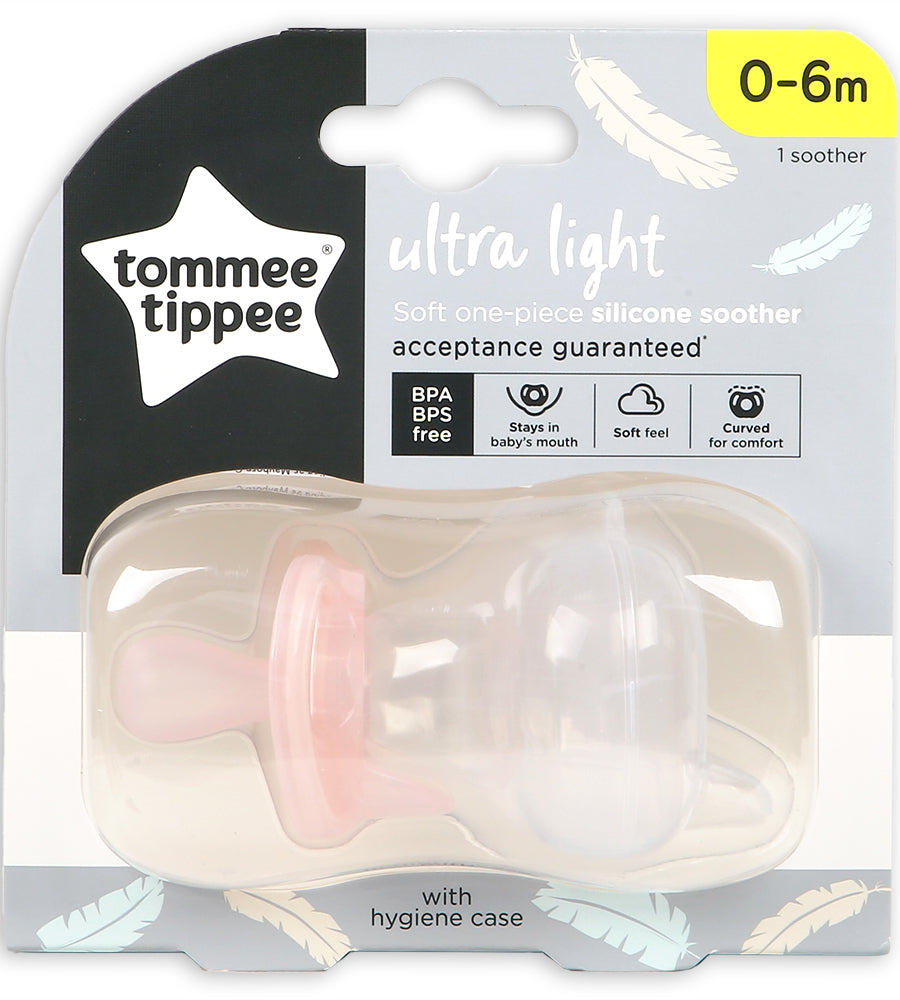 Silicone Soother 2-PK Tommee Tippee 0-6M - 433450