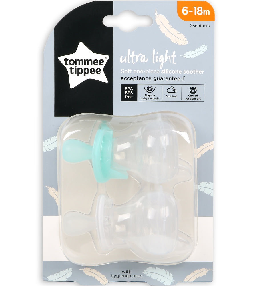 Silicone Soother 2-PK Tommee Tippee 6-18M - 433453