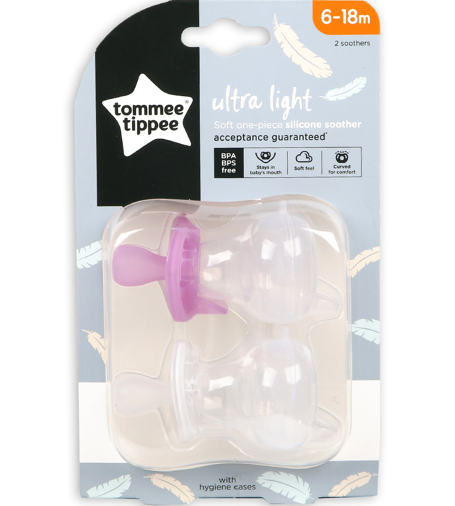Silicone Soother 2-PK Tommee Tippee 6-18M - 433453