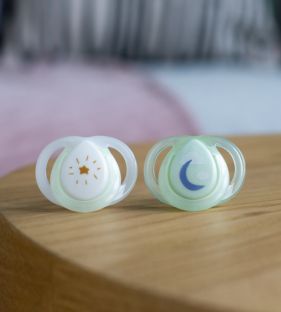 Night Time Pacifier 2-PK Tommee Tippee 0-6M - 533465