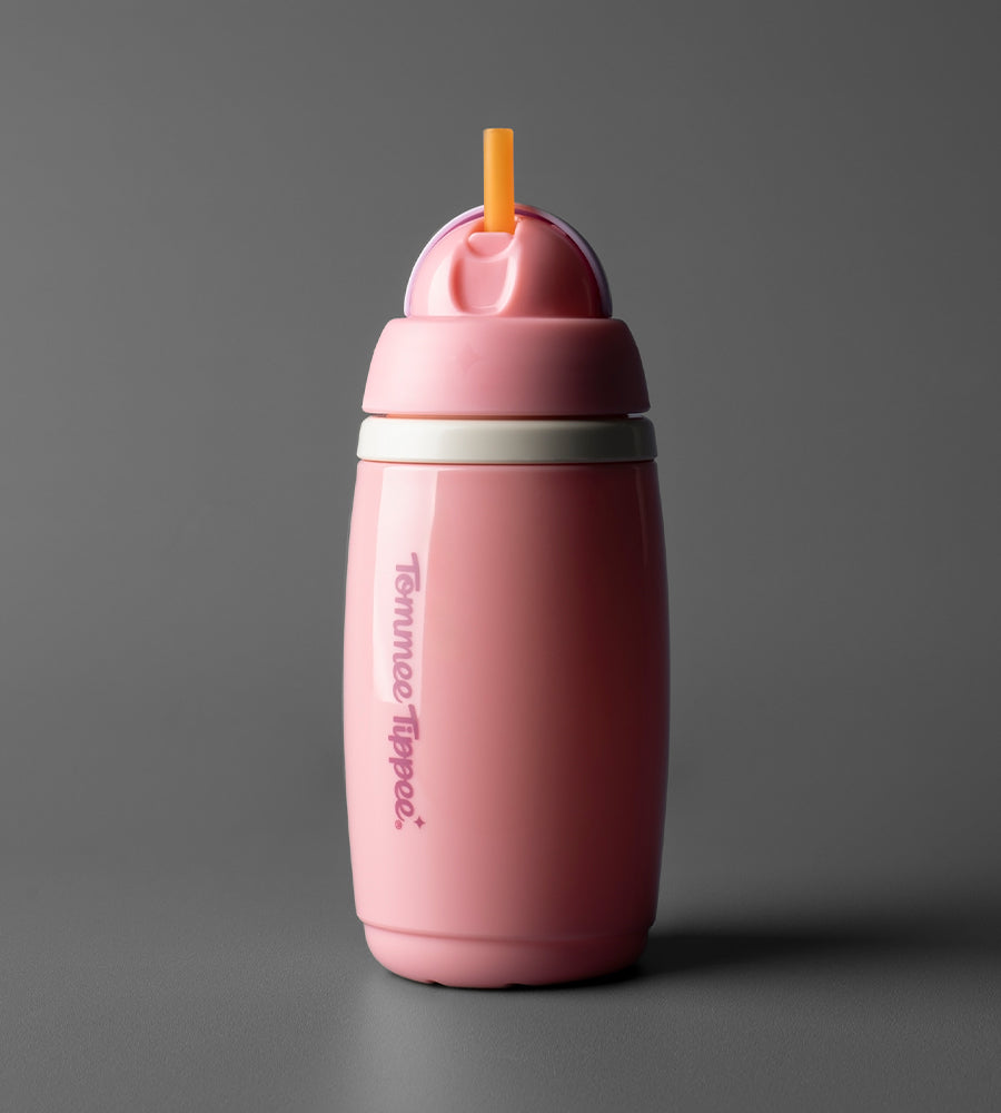 Insulated Sporty Spout & Straw Cup Pink - 448017