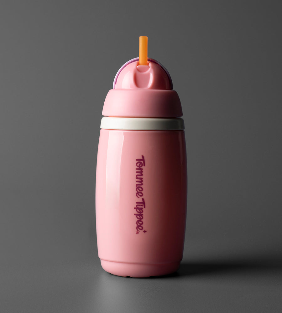 Insulated Sporty Spout & Straw Cup Pink - 448017