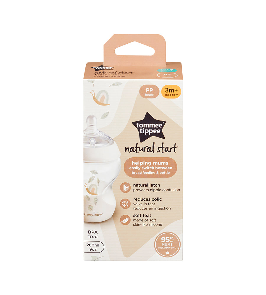 Natural Start Decorated Bottle Tommee Tippee 260ML - 423964