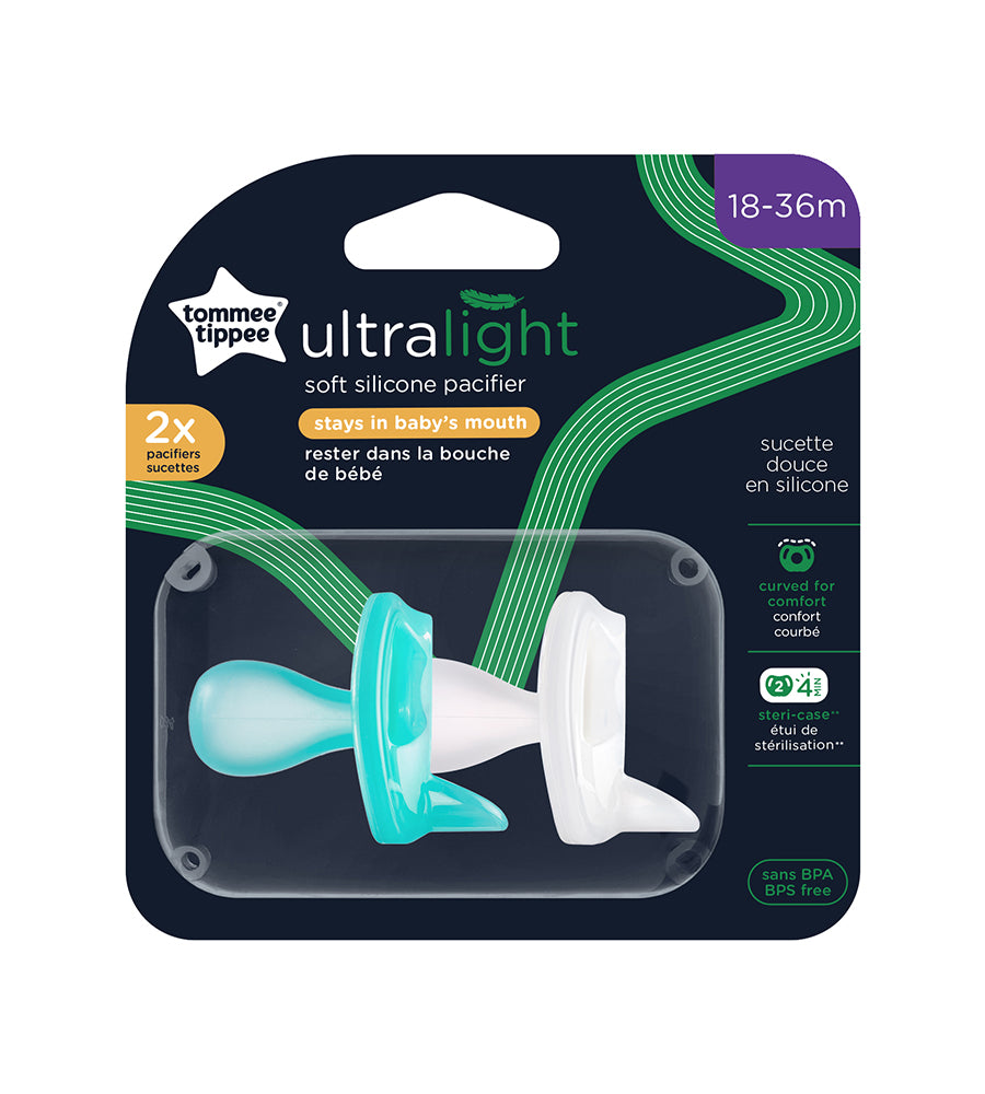 18-36M Silicone Soother 2-PK Tommee Tippee 533482