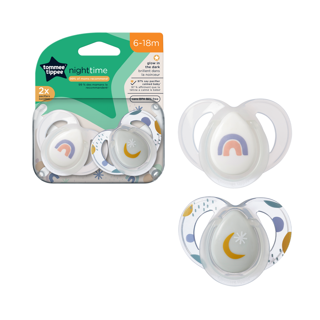 Night Time Pacifier 2-PK Tommee Tippee 6-18M - 533469