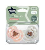 Fun Soothers Pack Of 2 0-6M - 433357