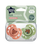 Fun Soothers Pack Of 2 0-6M - 433357