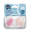 Night Time Soother 2-PK Tommee Tippee 0-6M - 433380