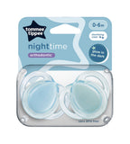 Night Time Soother 2-PK Tommee Tippee 0-6M - 433380