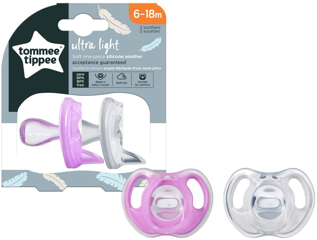 Silicone Soother 2-PK Tommee Tippee 6-18M - 433453