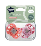 Closer to Nature Orthodontic Soothers Pack Of 2 6-18M - 433358