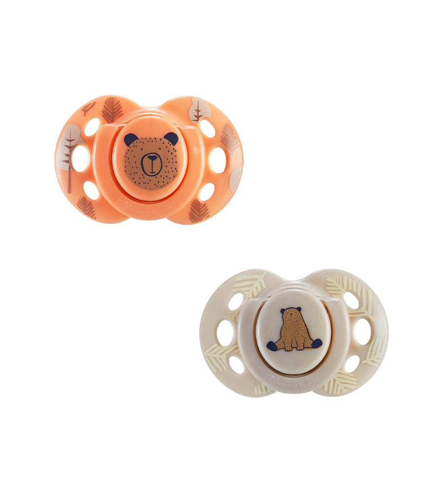 Closer to Nature Orthodontic Soothers Pack Of 2 6-18M - 433358
