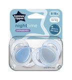 Closer to Nature Night Time 2 Orthodontic Soothers 6-18M - 433362