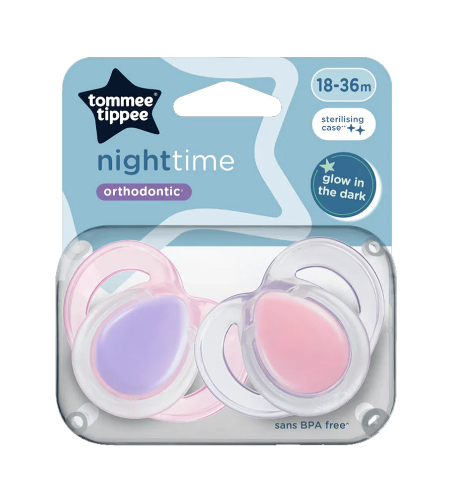 Night Time Soother 2-PK Tommee Tippee 18-36M - 433400