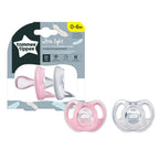 Silicone Soother 2-PK Tommee Tippee 0-6M - 433452