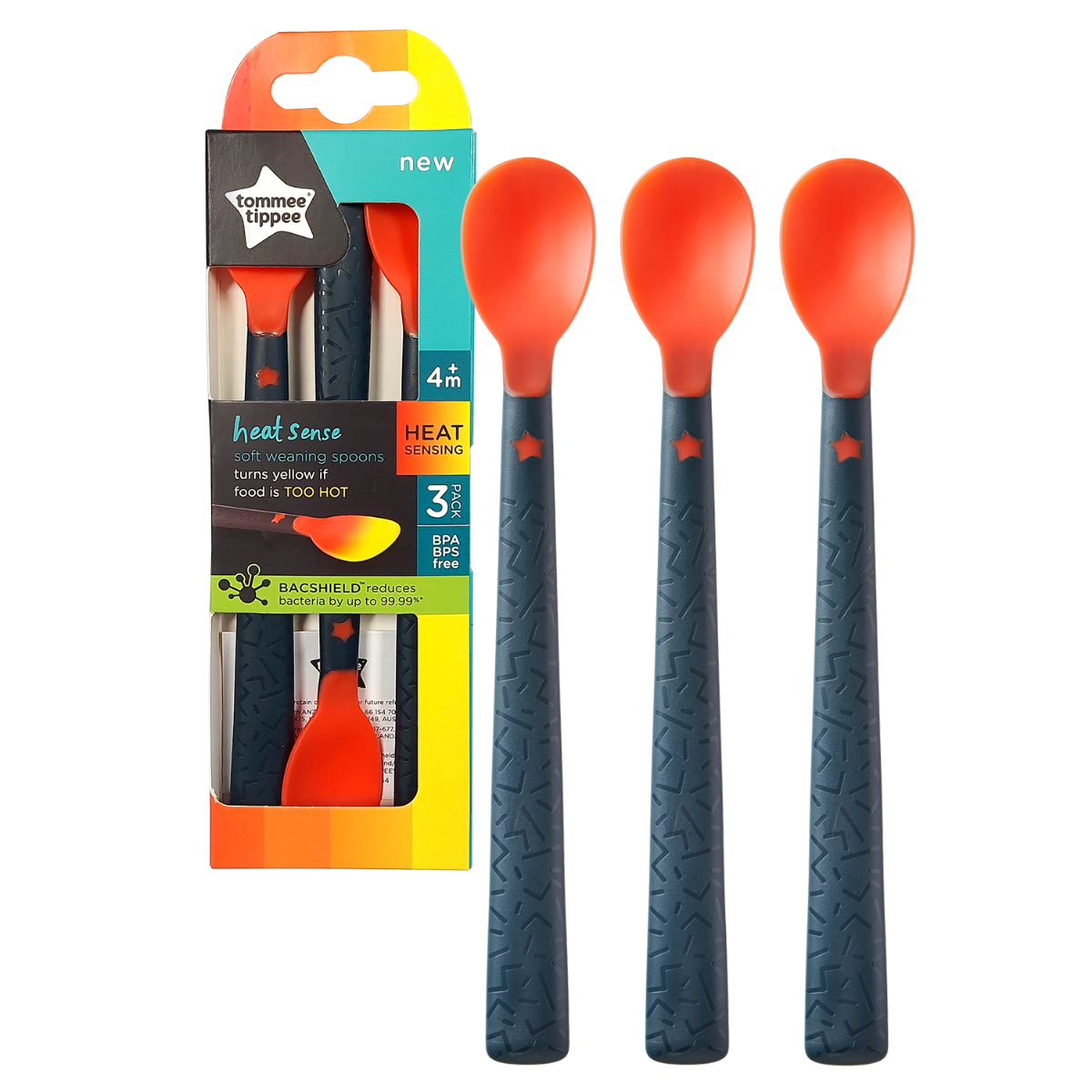 Heat Sense Weaning Spoon 3-PK Tommee Tippee 248066
