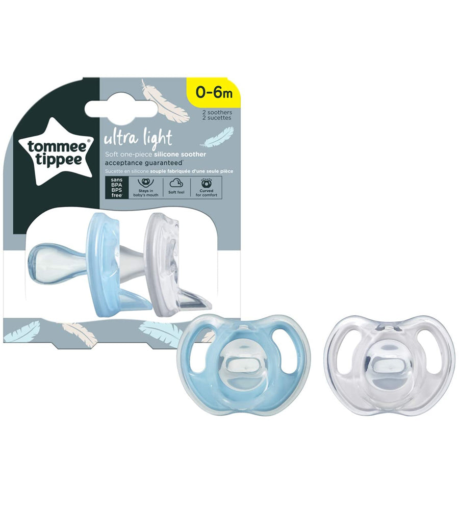 Silicone Soother 2-PK Tommee Tippee 0-6M - 433452